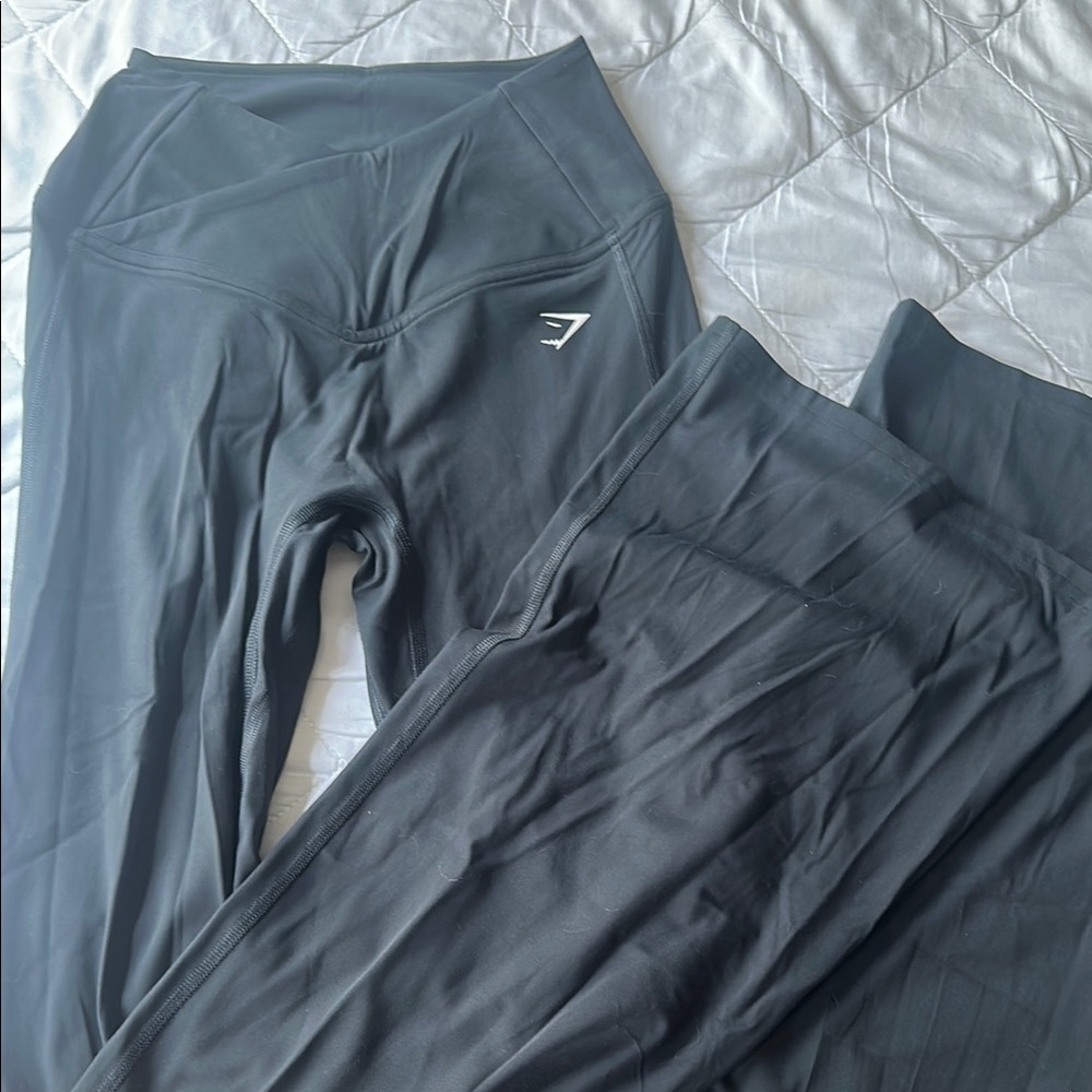 Gymshark Black and Green Performance Leggings